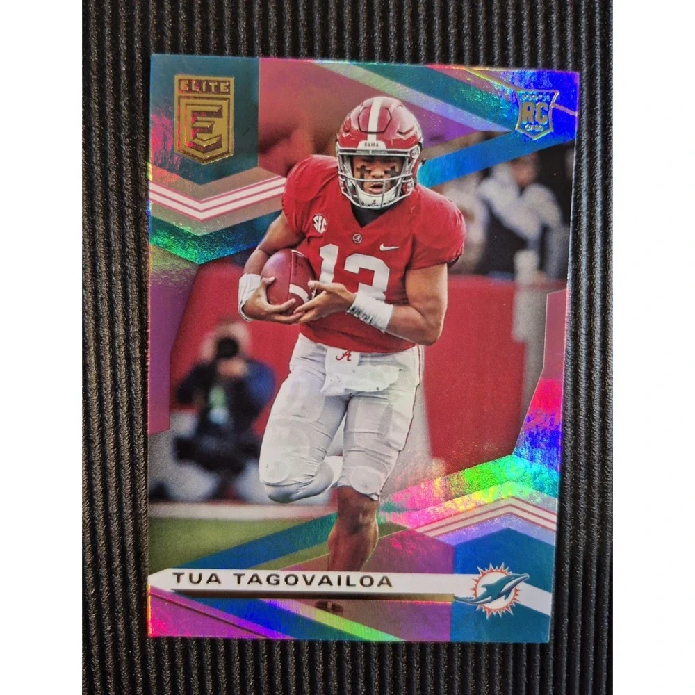 2020 Panini Donruss Elite Tua Tagovailoa #101 Rookies Pink (RC) Miami Dolphins